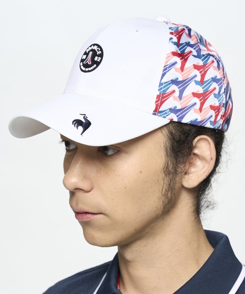 le coq sportif GOLF (ルコックスポルティフ（ゴルフ）)/シーズンモチーフプリントキャップ/ホワイト