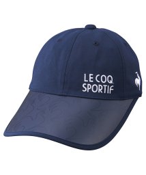 le coq sportif GOLF (ルコックスポルティフ（ゴルフ）)/つば広UVセルキャップ/ネイビー