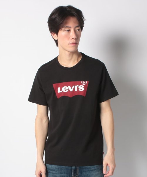 LEVI’S OUTLET(リーバイスアウトレット)/GRAPHIC SET－IN NECK GRAPHIC H215－HM BLAC/ブラック