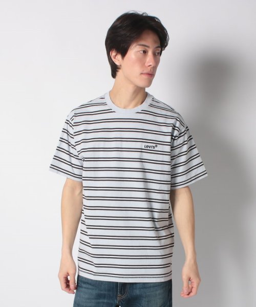 LEVI’S OUTLET(リーバイスアウトレット)/RED TAB ヴィンテージ Tシャツ ブルー FINLEY STRIPE/ブルー