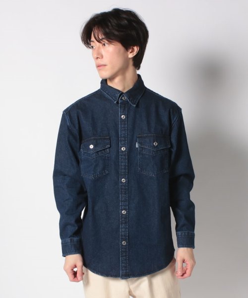 LEVI’S OUTLET(リーバイスアウトレット)/SILVERTAB（TM） 2 ポケットシャツ ダークインディゴ STUYVESANT/ダークインディゴブルー