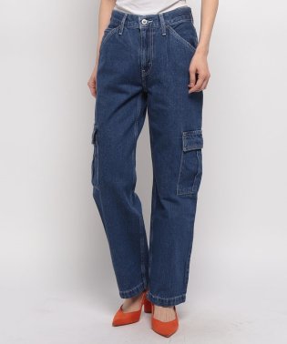 LEVI’S OUTLET/SILVERTAB（TM） バギーカーゴ ミディアムインディゴ STONEWASH/505897208