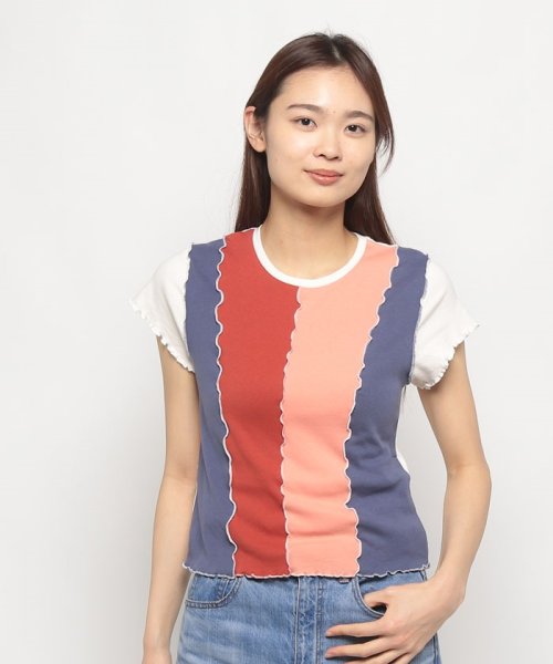 LEVI’S OUTLET(リーバイスアウトレット)/INSIDE OUT Tシャツ ホワイト SUGARSWIZZLE/ホワイト系