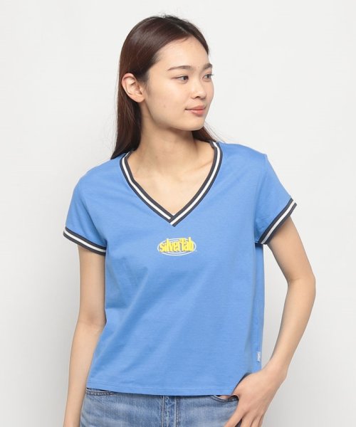 LEVI’S OUTLET(リーバイスアウトレット)/SILVERTAB（TM） グラフィックTシャツ ブルー AZURE BLUE/ブルー