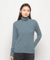 LEVI’S OUTLET/RUSCHED TURTLENECK DILL STRIPE GIBRALTER SEA/505897229