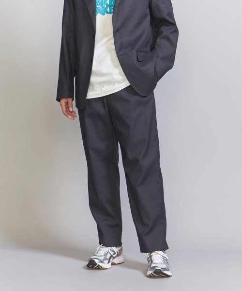 ソロテックス 1プリーツ テーパード パンツ ‐セットアップ対応‐ 