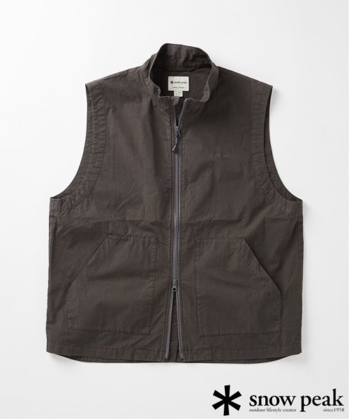 JOURNAL STANDARD(ジャーナルスタンダード)/SNOW PEAK × JOURNAL STANDARD / 別注 Pigment Dyed UCCP Vest/ブラックA