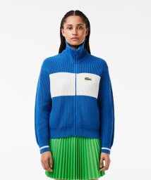 LACOSTE/ローゲージニットスタンドカラージャケット/505909787