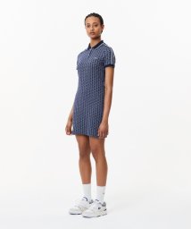 LACOSTE/オーガニックコットン モノグラムジャカードポロワンピース/505909796