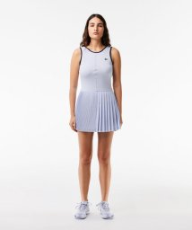 LACOSTESPORTS LADYS/ウルトラストレッチ鹿の子 アシンメトリープリーツスカートテニスドレス/505909798