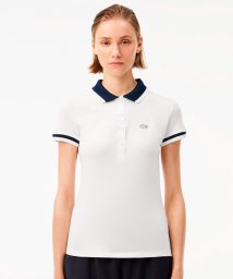 LACOSTE(ラコステ)/フランスメイドシングルジャージポロシャツ/ホワイト