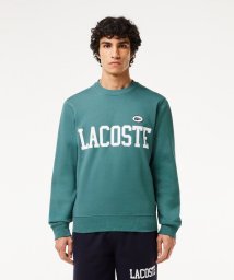 LACOSTE Mens(ラコステ　メンズ)/フロッキーカレッジロゴクルーネックスウェット/エメラルド