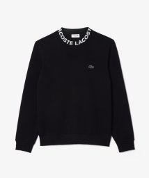 LACOSTE Mens(ラコステ　メンズ)/ネームジャカードモックネックスウェット/ブラック