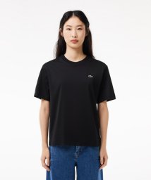 LACOSTE(ラコステ)/ワンポイントソフトタッチTシャツ/ブラック