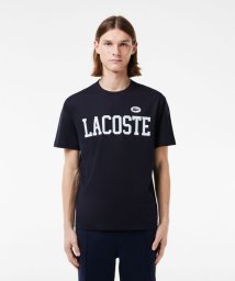 LACOSTE Mens(ラコステ　メンズ)/カレッジプリントTシャツ/ダークネイビー