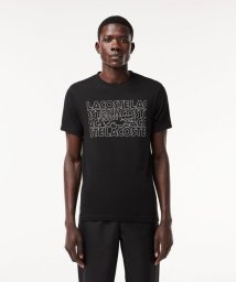 LACOSTESPORTS MENS(ラコステスポーツ　メンズ)/ネーム＆ワニロゴグラフィックドライTシャツ/ブラック