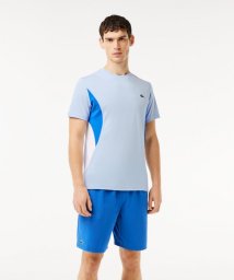 LACOSTESPORTS MENS(ラコステスポーツ　メンズ)/『ノバク・ジョコビッチ』サイド切り替えウルトラドライ半袖Tシャツ/ライトブルー