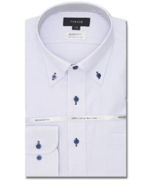 TAKA-Q/綿100％ ノーアイロン スタンダードフィット ボタンダウン 長袖 シャツ メンズ ワイシャツ ビジネス ノーアイロン 形態安定 yシャツ 速乾/505910043