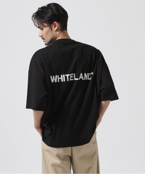 LHP(エルエイチピー)/WEB&DEPOT限定/WHITELAND/ホワイトランド/OWL/LOGO SST/半袖Tシャツ/ブラック