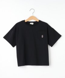 SHOO・LA・RUE(Kids) (シューラルーキッズ)/【110－140cm】ポケット刺繍Tシャツ/ブラック（019）