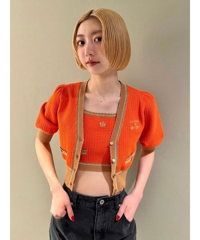 【LILY BROWN×MARY QUANT】クロップドニットビスチェ