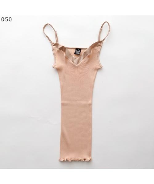 Oscalito キャミソール 16130 サテントリム リブ Oscalito キャミソール サテントリム