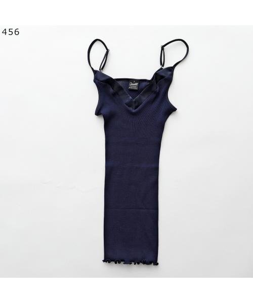 Oscalito キャミソール 16130 サテントリム リブ Oscalito キャミソール サテントリム