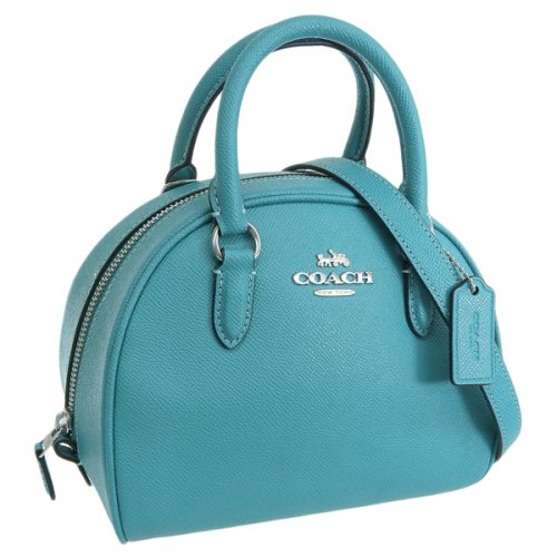 COACH(コーチ)/COACH コーチ SYDNEY SATCHEL シドニー サッチェル ハンド バッグ 斜めがけショルダー バッグ 2WAY レザー/ブルー