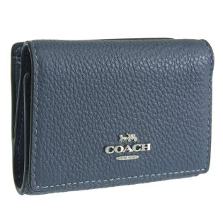 COACH/COACH コーチ MICRO WALLET マイクロ ウォレット 三つ折り 財布 レザー/505910914