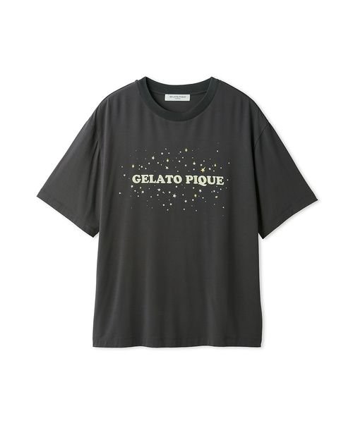 GELATO PIQUE HOMME(GELATO PIQUE HOMME)/【HOMME】レーヨンスタープリントTシャツ/DGRY