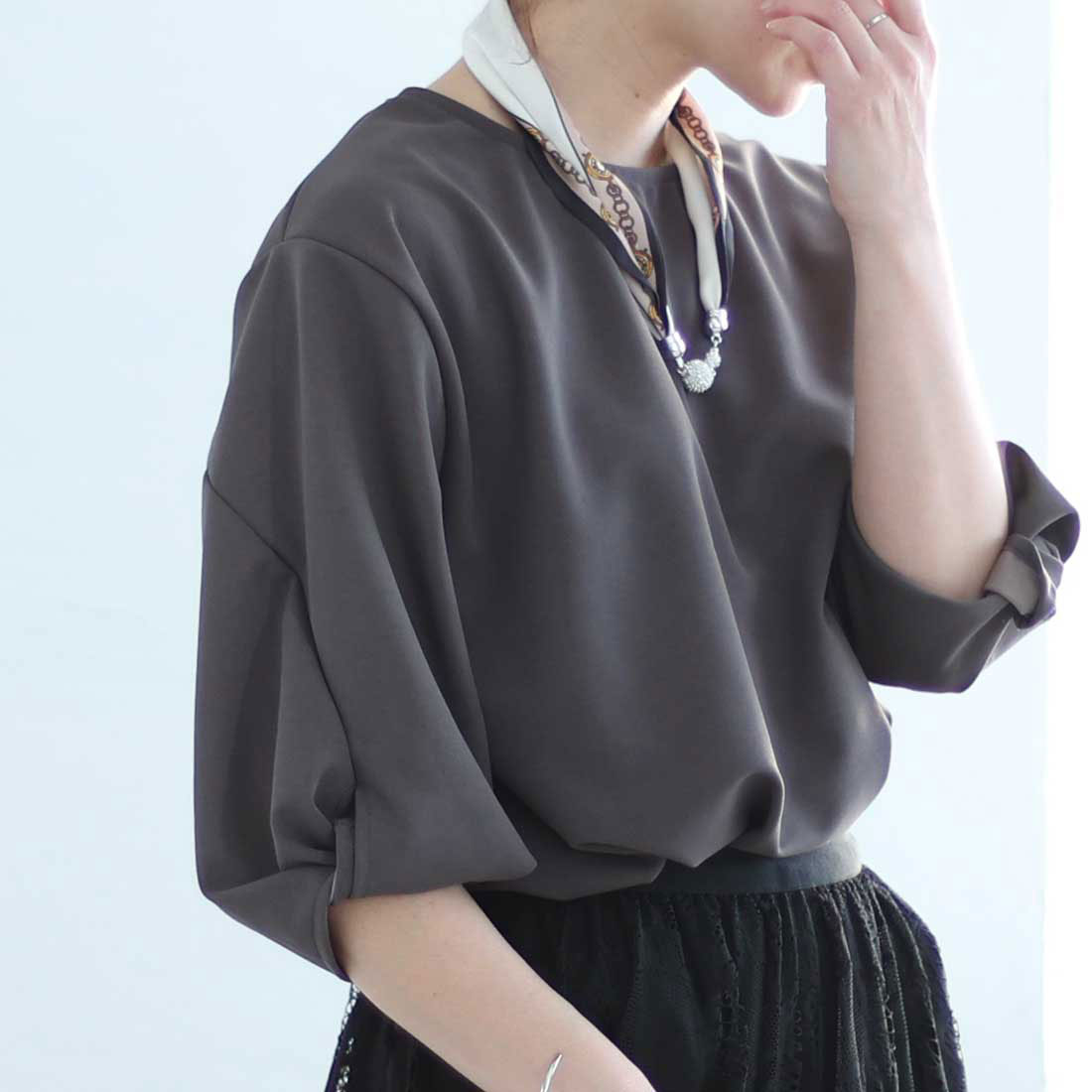 BEARDSLEY いとおしい 小花ギャザーサルエルパンツ ガリャルダ