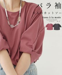 Sawa a la mode/レディース 大人 上品 ふわり膨らむバラ袖の大人カットソー/505910981