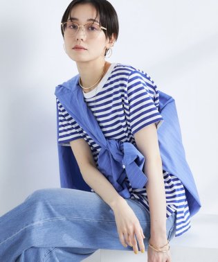 Rie Miller/ボーダー半袖Tシャツ/505911012