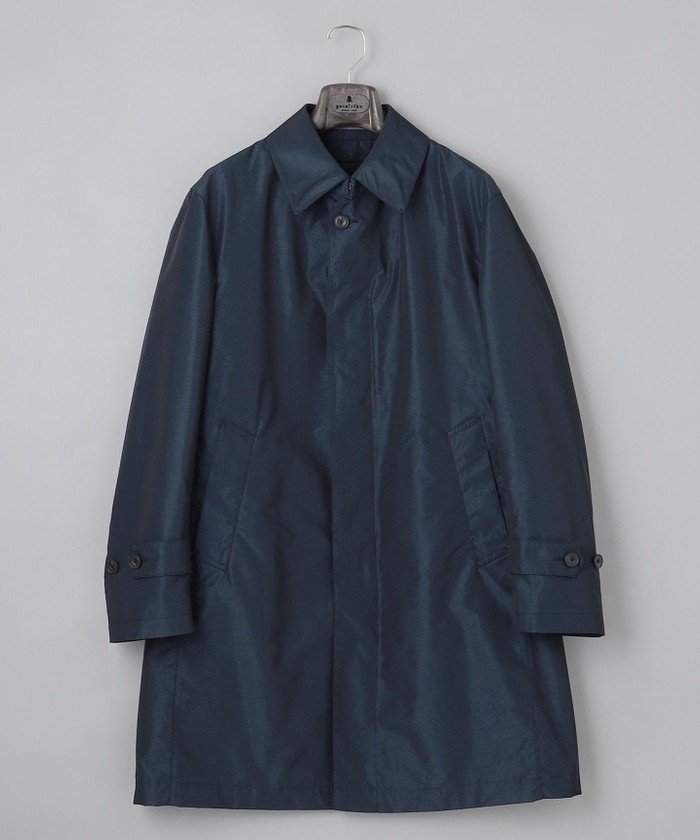 メランジシャンブレー ステンカラーコート(505911280)｜HANKYU MEN
