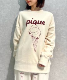 gelato pique/【UNISEX】裏毛ワンポイントプルオーバー/505911321