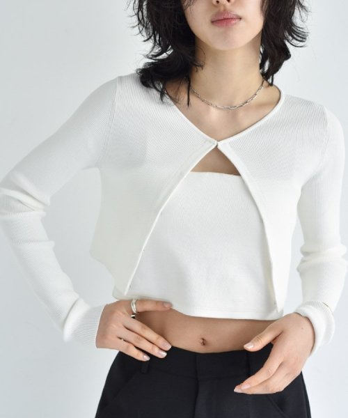 CODE A｜open front cardigan CODE FAV