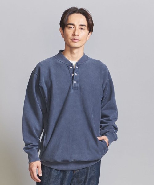 BEAUTY&YOUTH UNITED ARROWS(ビューティーアンドユース　ユナイテッドアローズ)/【別注】 ＜Champion＞ ヘンリーネック スウェット/NAVY