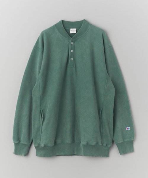 BEAUTY&YOUTH UNITED ARROWS(ビューティーアンドユース　ユナイテッドアローズ)/【別注】 ＜Champion＞ ヘンリーネック スウェット/OLIVE