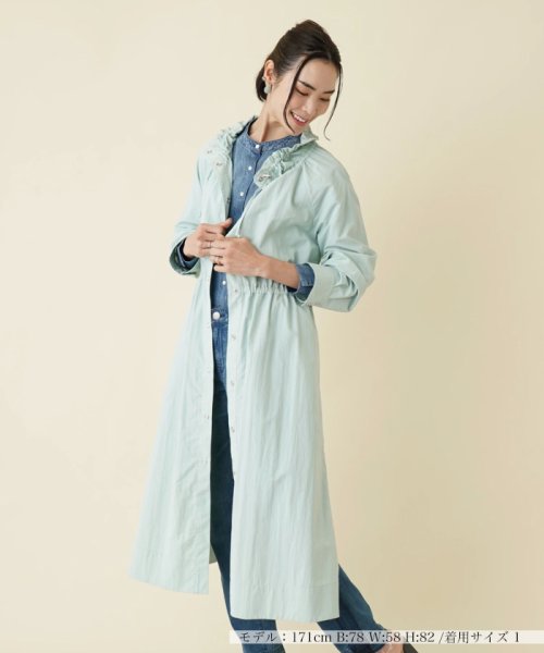 シャーリング襟スプリングコート【セレモニー】 