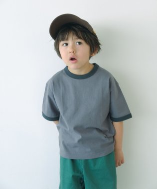 green label relaxing （Kids）/TJ 天竺 リンガー Tシャツ 100cm－130cm/505875242