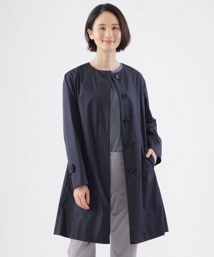 TRANS WORK - karu-yamaトランスワークはっ水ウォッシャブル　コート　新品未使用 はっ水】【中わたライナー付】【ウォッシャブル】ファンクション