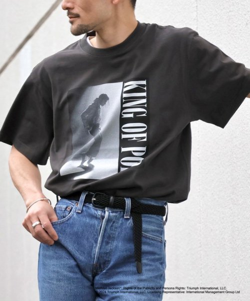 NOLLEY’S goodman(ノーリーズグッドマン)/MICHAEL JACKSON PHOTO TEE by GOOD ROCK SPEED/スミクロ