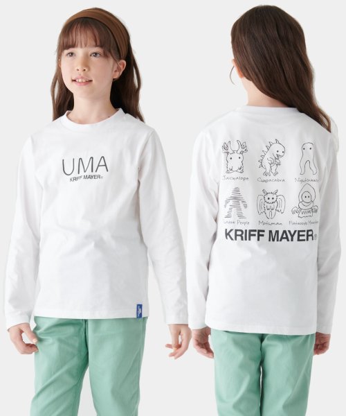 KRIFF MAYER(クリフ メイヤー)/楽LUCK TEE（UMA）(130~170cm)/オフホワイト