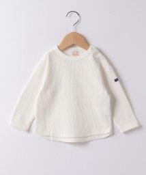 petit main(プティマイン)/【Good price】ワッフル長袖Tシャツ/オフホワイト