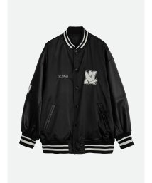 NOUNLESS(ナウンレス)/NOUNLESS NYLON STADIUM JUMPER/NOIR