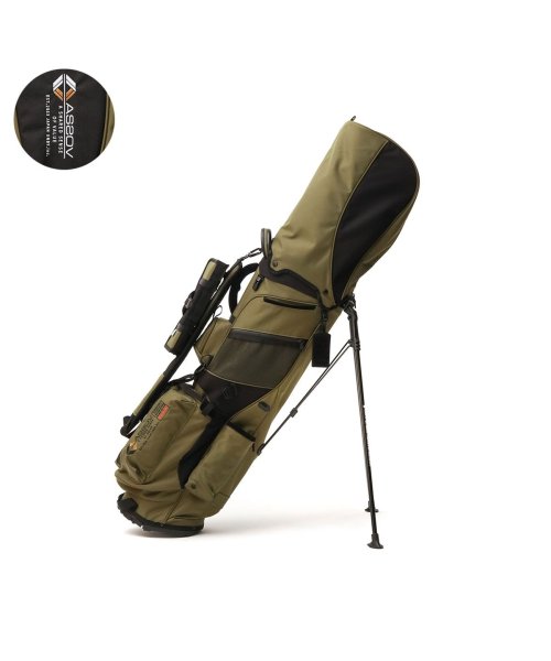 AS2OV GOLF(アッソブ ゴルフ)/アッソブ キャディバッグ AS2OV GOLF ゴルフ スタンド式 8.5型 47インチ CORDURA FINE TEX CADDY BAG 562300/カーキ