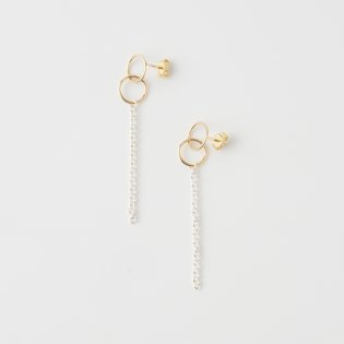 Saskia Diez/SD ETERNAL EARRINGS SML CHAINED/505912310