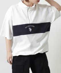 ZIP FIVE/U.S. POLO ASSN. ビッグシルエットハーフジップTシャツ/505912749