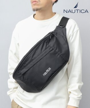 AMS SELECT/NAUTICA ノーティカ 330D ナイロン 大容量 BIG ボディバッグ ショルダーバッグ 通勤 通学 シンプル 旅行 アウトドア 自転車/505913133