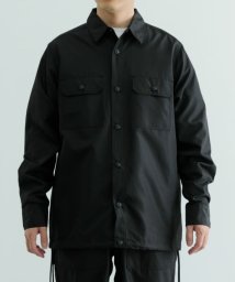 ITEMS URBANRESEARCH(アイテムズアーバンリサーチ（メンズ）)/TAION　Military Long Sleeve Shirts/BLK
